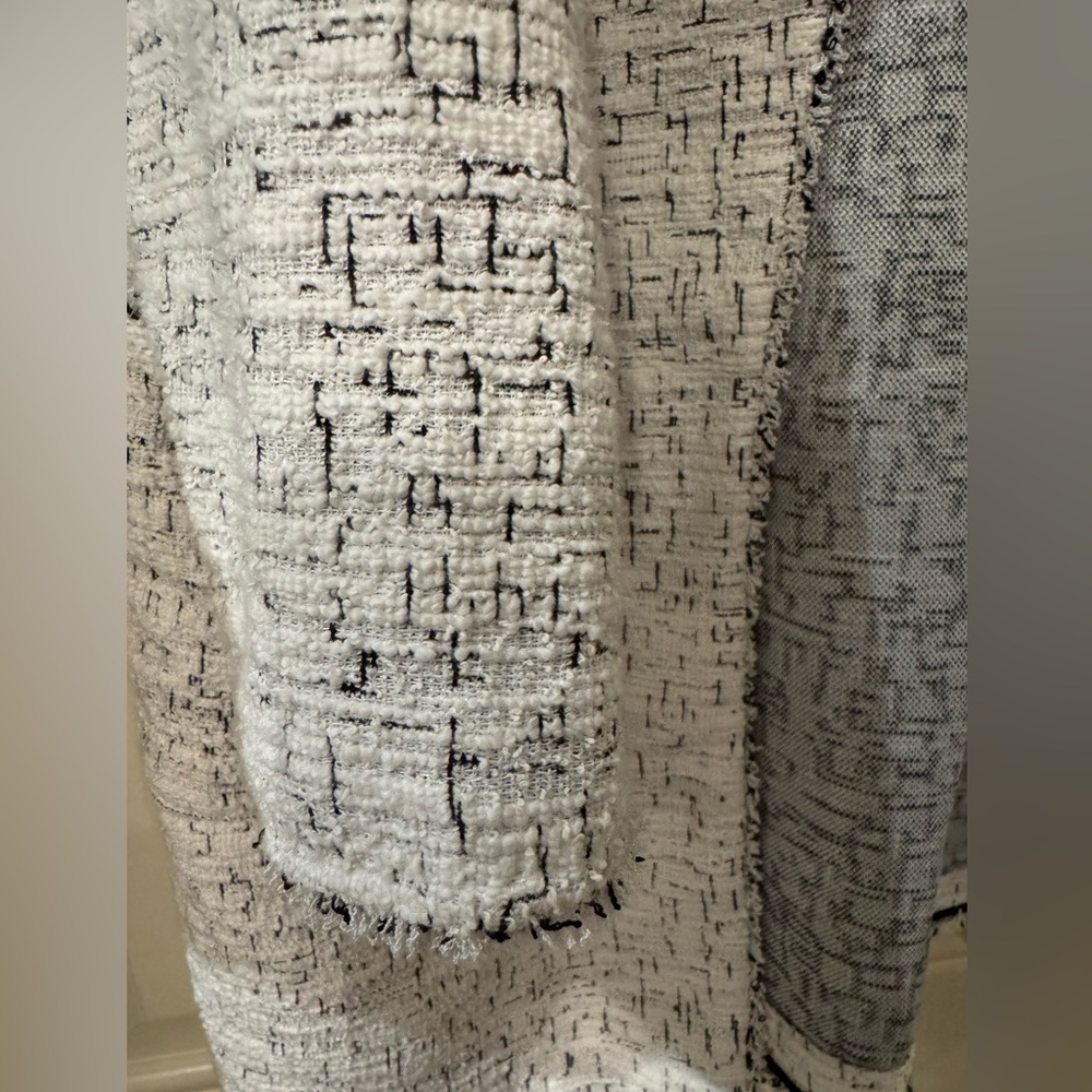 Max Studio Textured Open Front Coat - Picture 5 of 6